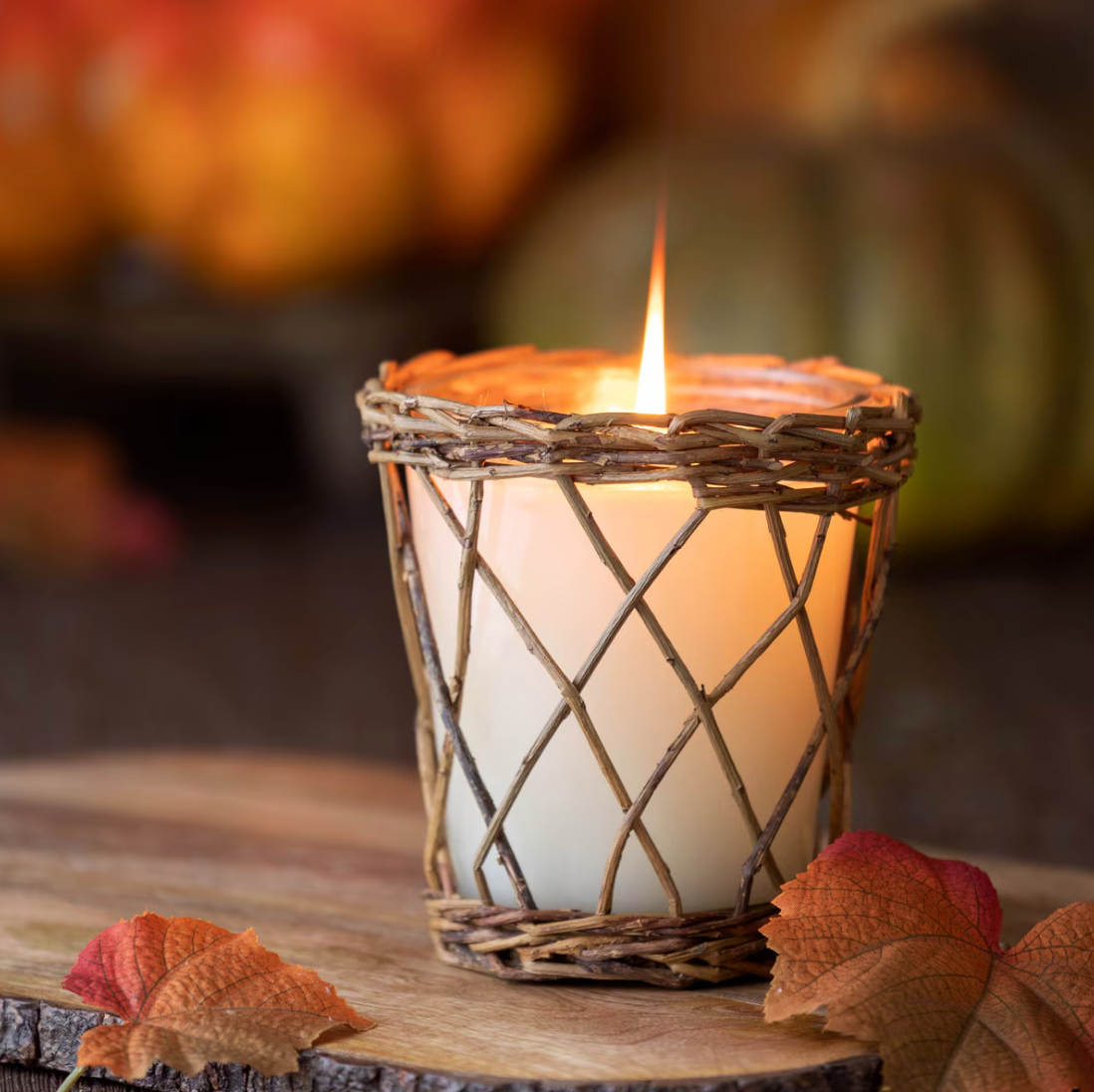 Frost on the Pumpkins Willow Candle