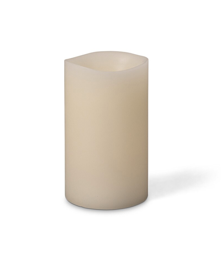 Flickering Wax Glow Wick Pillar Candle