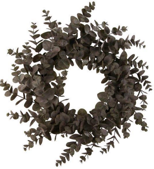 24" Dark Green Eucalyptus Wreath