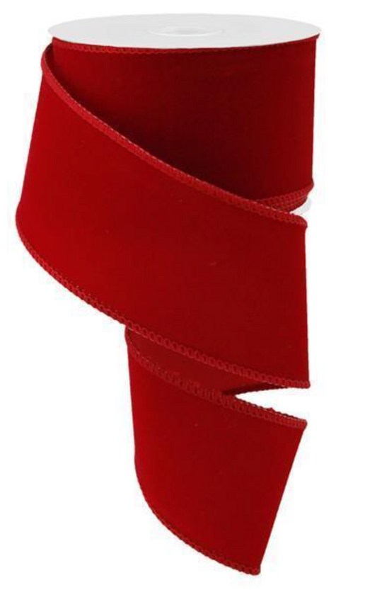 2.5"X10YD Outdoor Velvet Ribbon