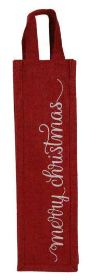Christmas Wine Bag