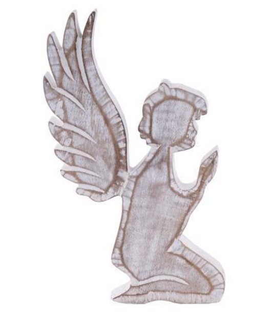 Mangowood Praying Angel