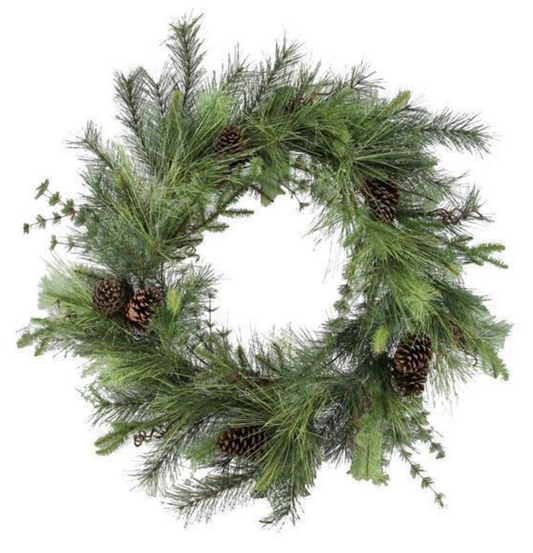 36" Deluxe Mountain Pine Wreath
