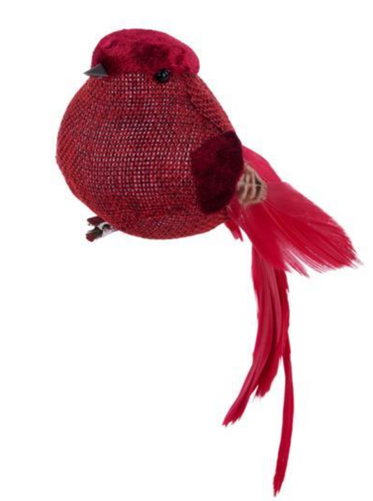 Feathered Chubby Bird Clip