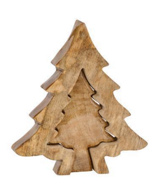 5.5" Mango Wood Tree in Tree