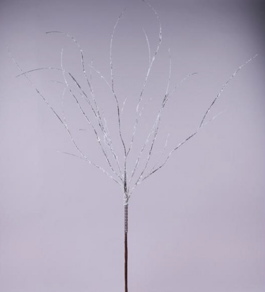 42" Snowy Birch Twig Spray