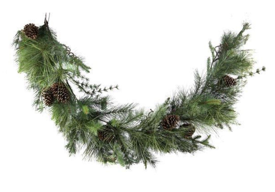 6' Deluxe Mountain Pine Garland