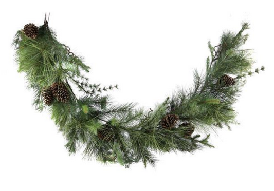 6' Deluxe Mountain Pine Garland