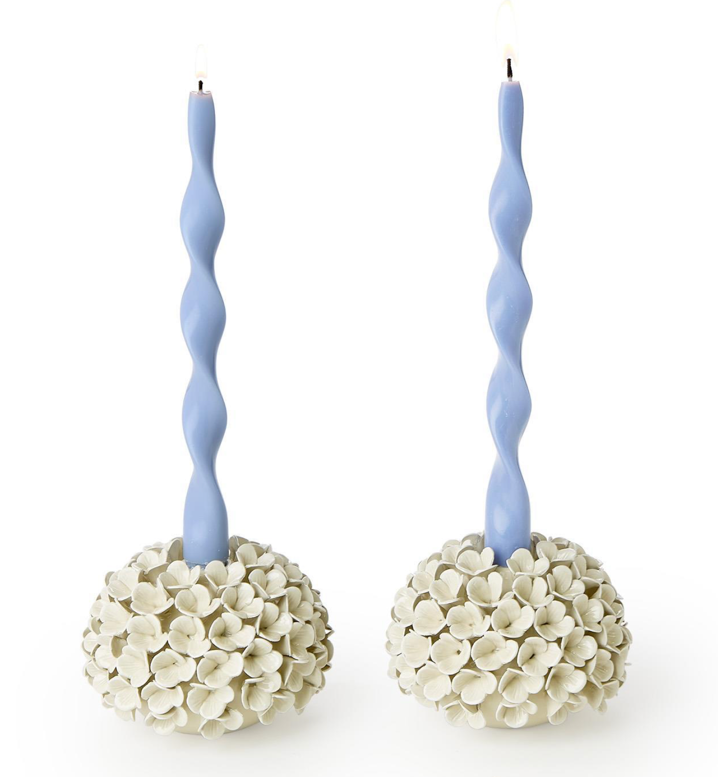 Hydrangea Flower Bud Vase / Taper Candle Holder