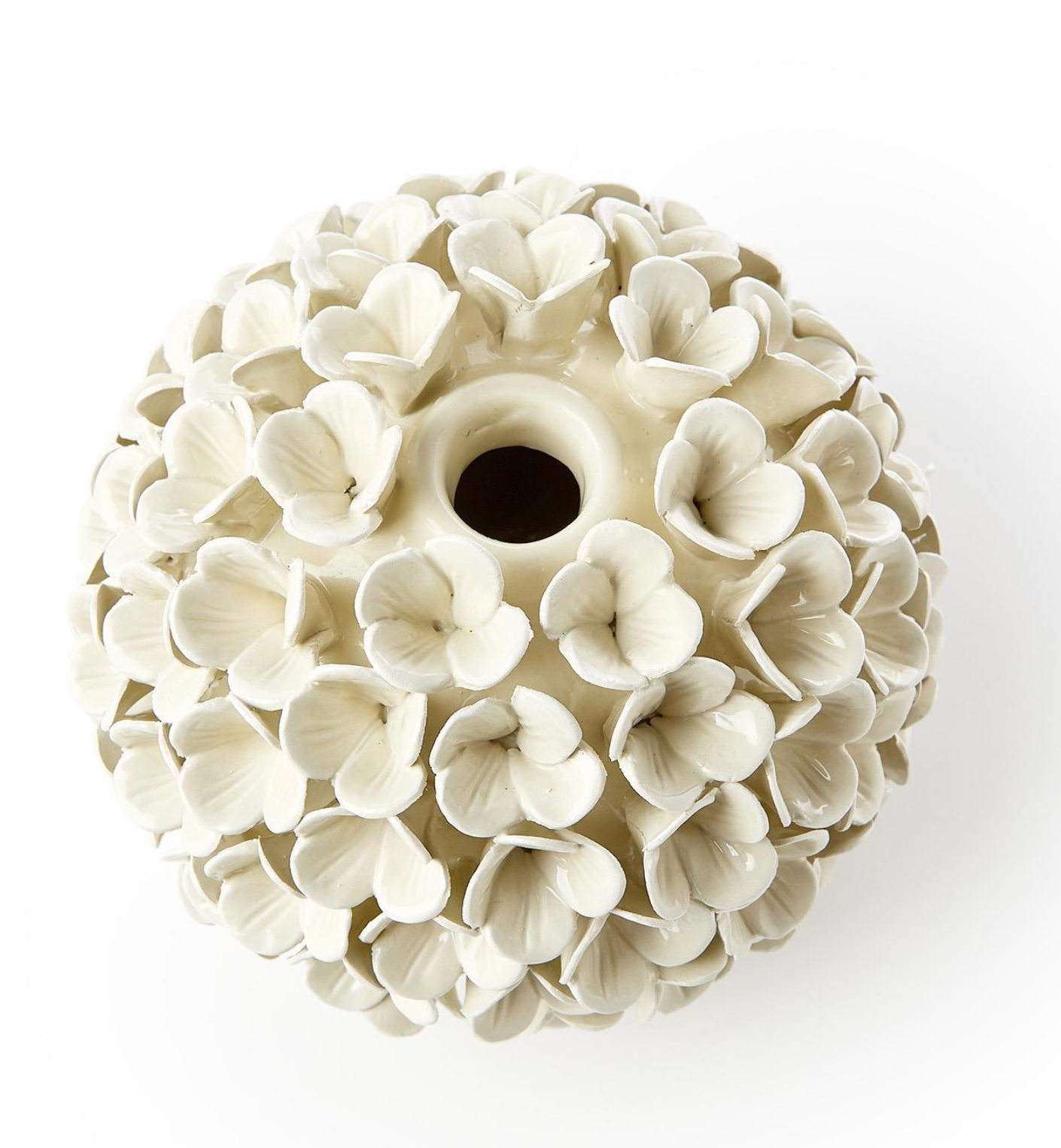 Hydrangea Flower Bud Vase / Taper Candle Holder