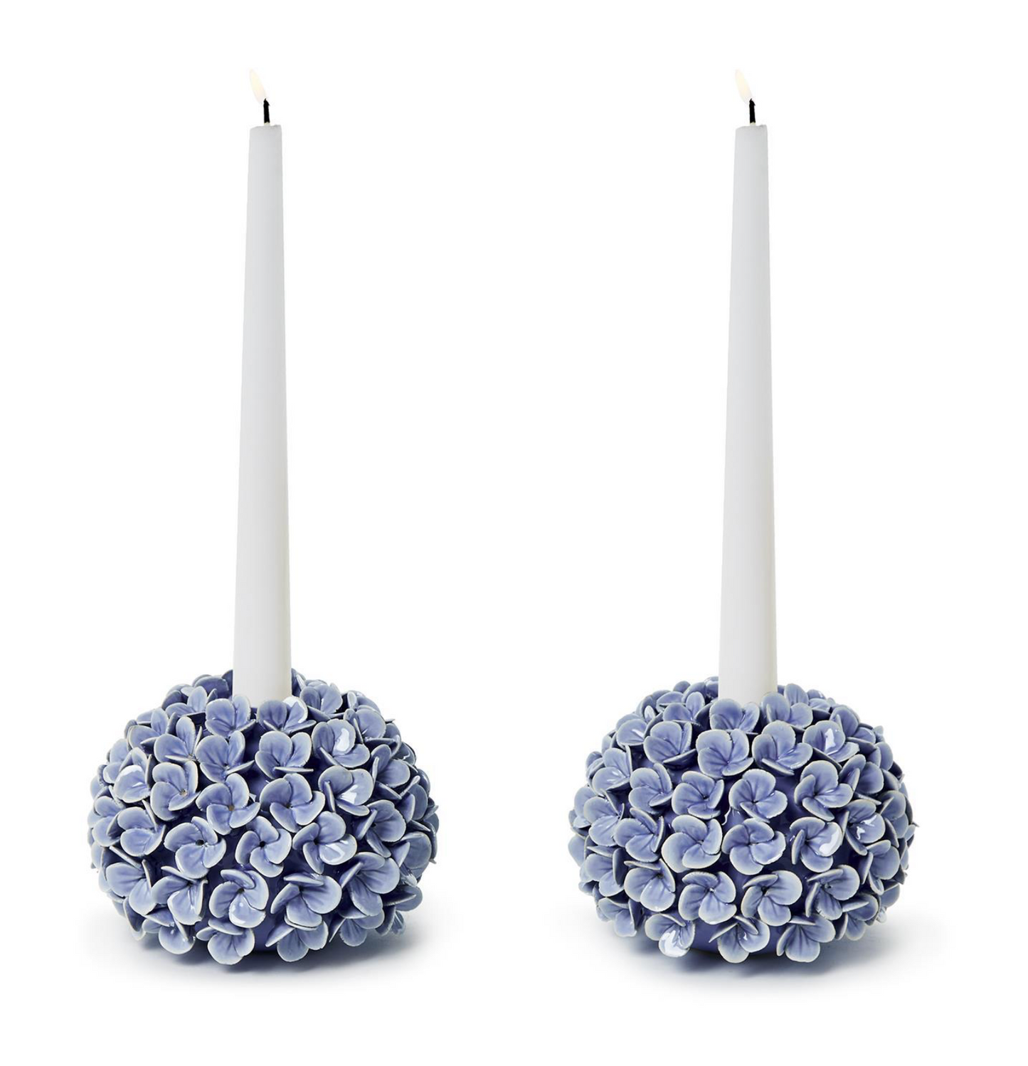 Hydrangea Flower Bud Vase / Taper Candle Holder