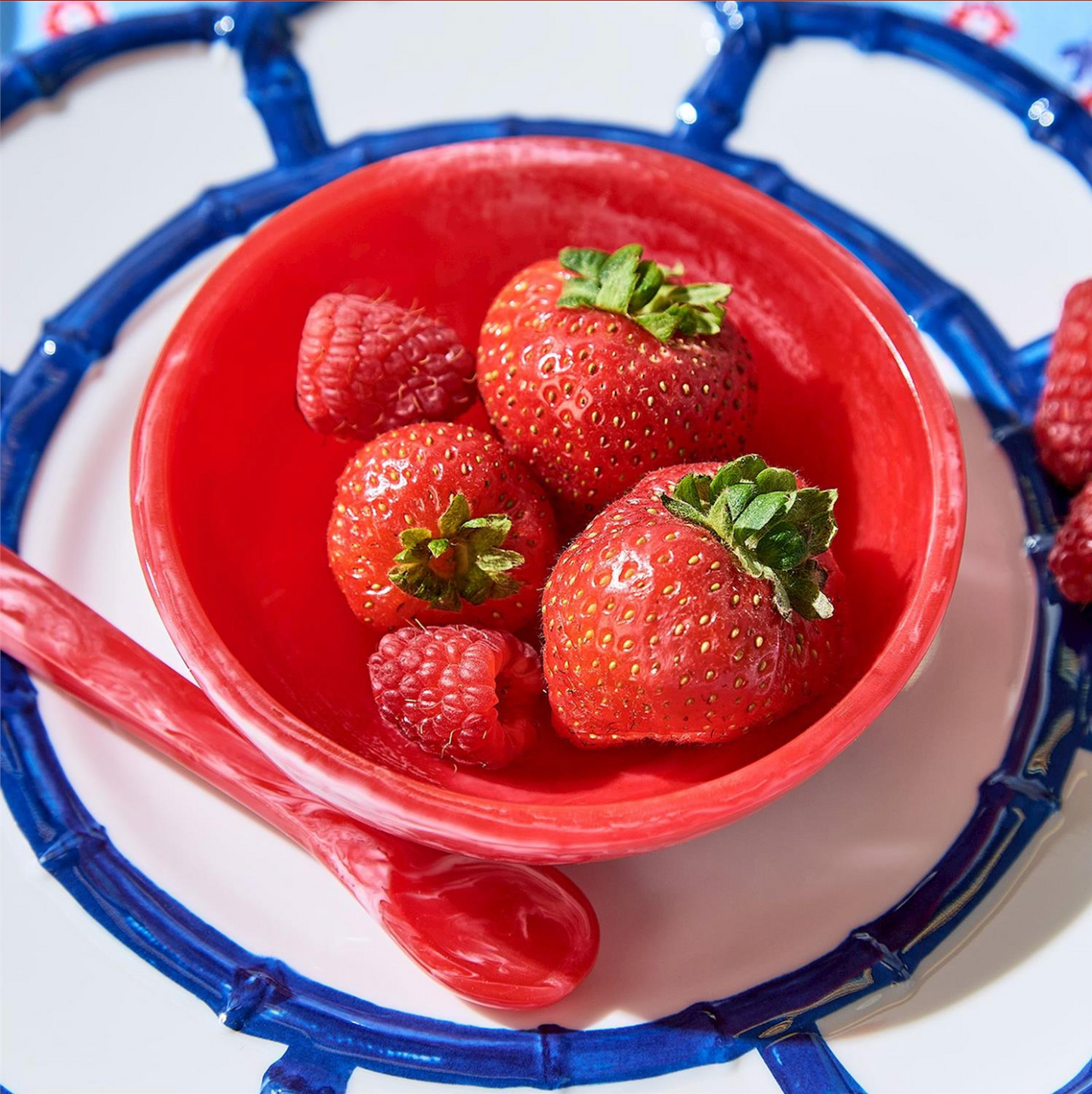 Ice Cream Bowl Asst Red White and Blue