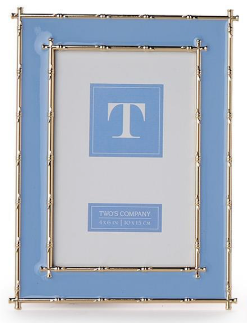 4X6 Gold Bamboo Edge Metal Frame Asst 3 Colors