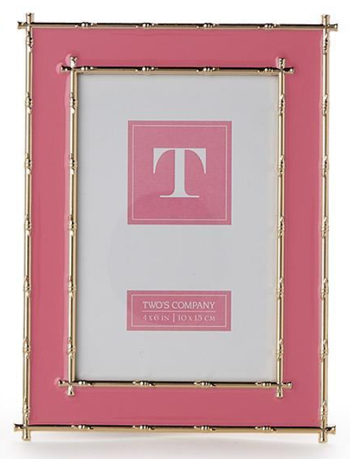 4X6 Gold Bamboo Edge Metal Frame Asst 3 Colors