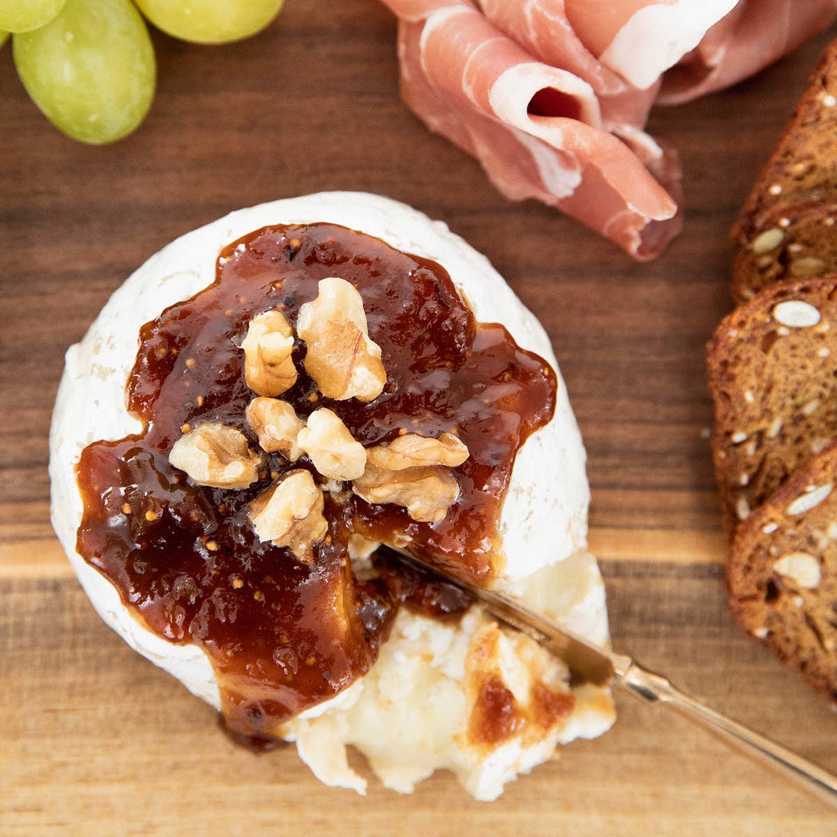 Caramelized Fig with Pear & Honey Preserves