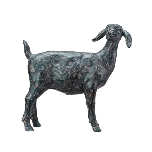 Resin Goat, Cast Iron Finish