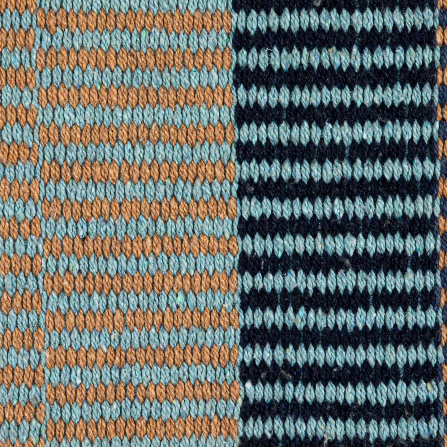 Woven Recycled Cotton Blend Throw w/ Stripes & Fringe