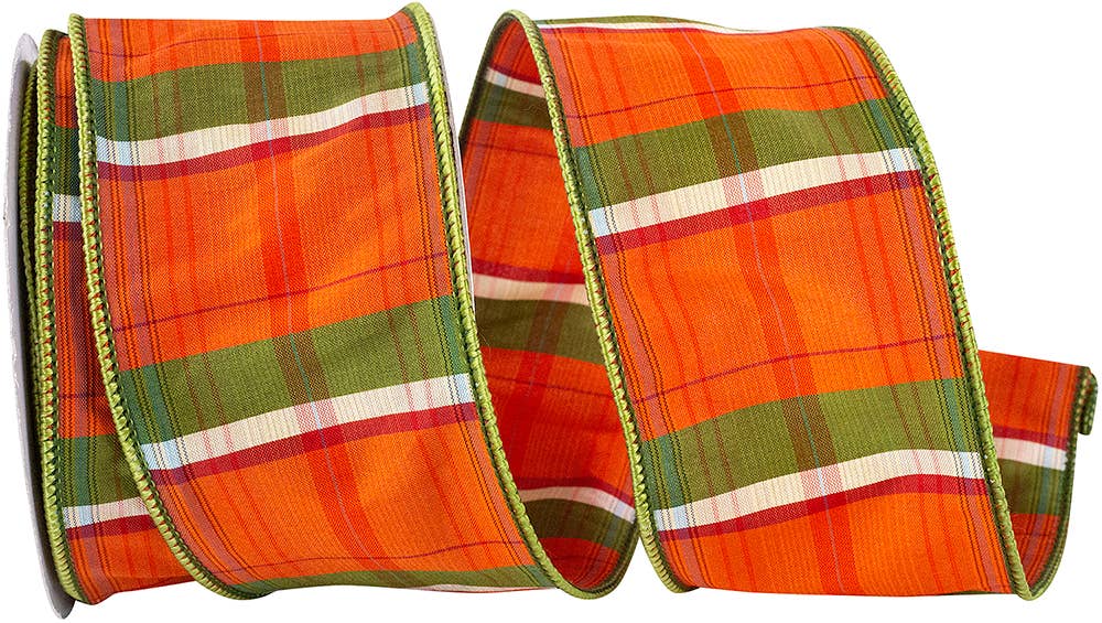 Western Tierra Grande Plaid Wired Edge, Burnt Sienna