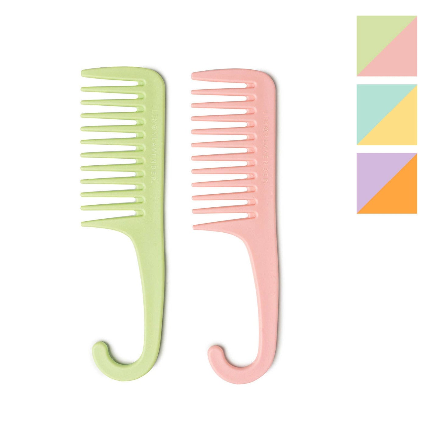 Lemon Lavender Knot Today Detangling Shower Comb