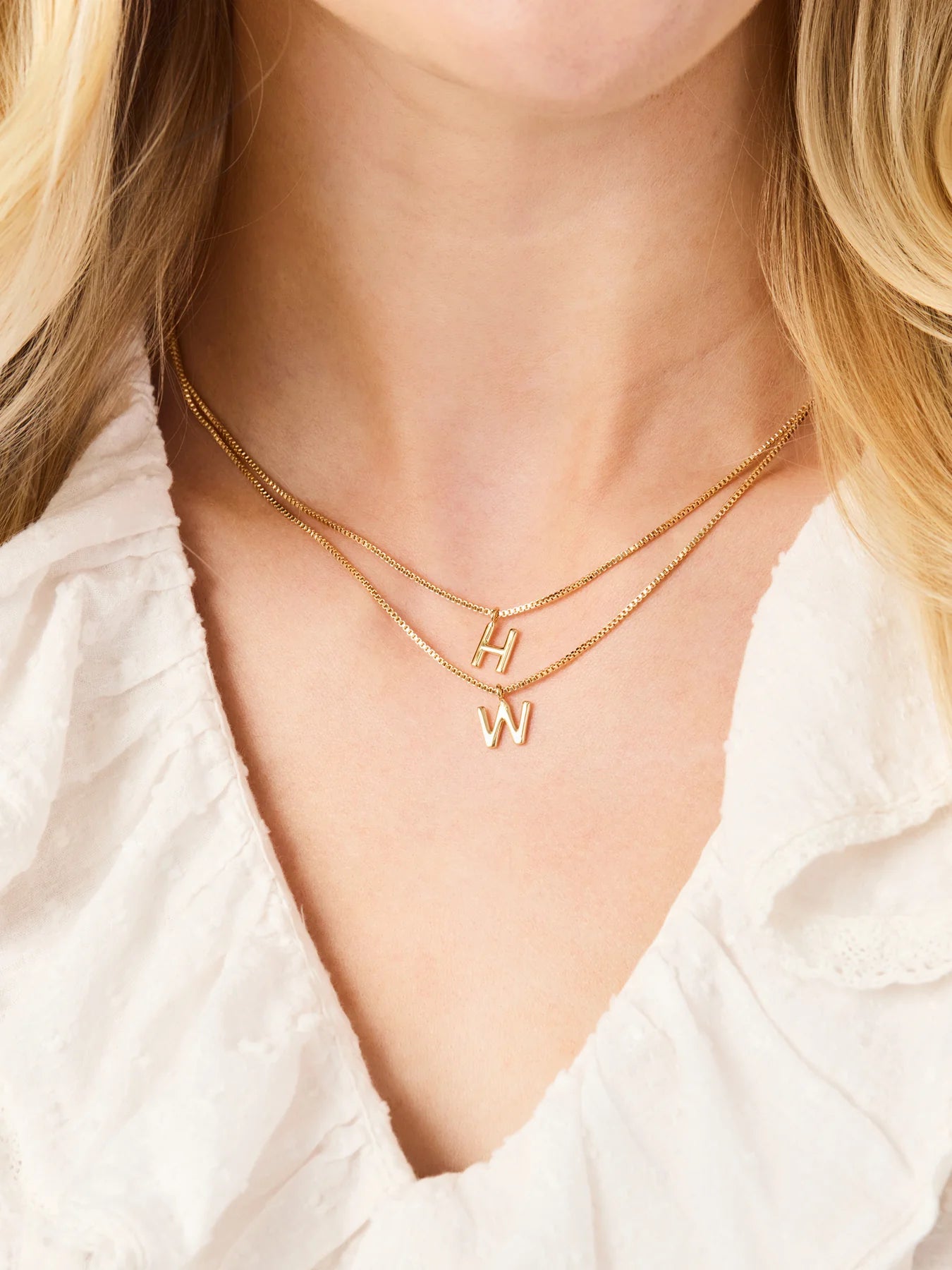 Necklace Luxe Gwen - Initial