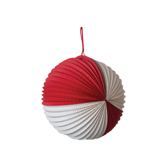 Paper Folding Pleated Ball Ornament