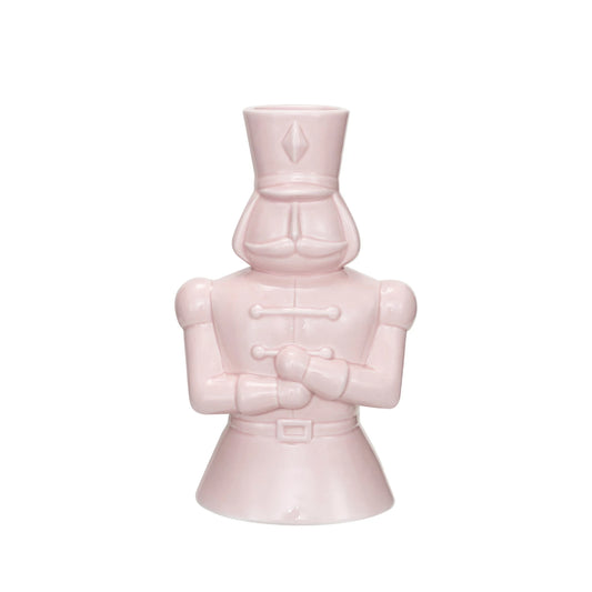 Ceramic Nutcracker Soldier Vase