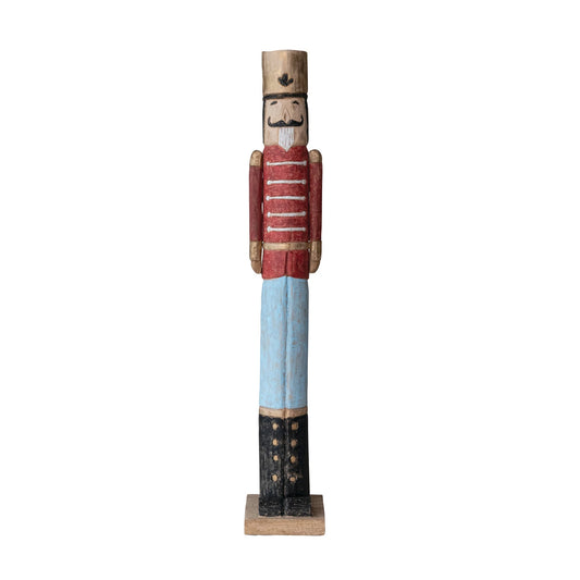 36" Handmade Mango Wood Nutcracker