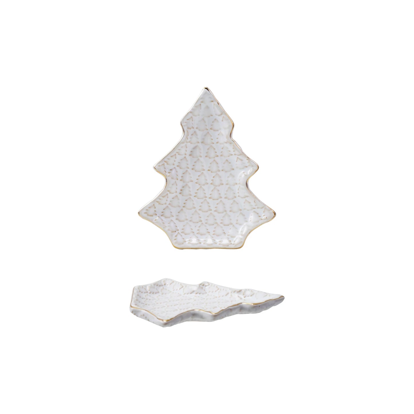 Tree Shaped Plate with Trees