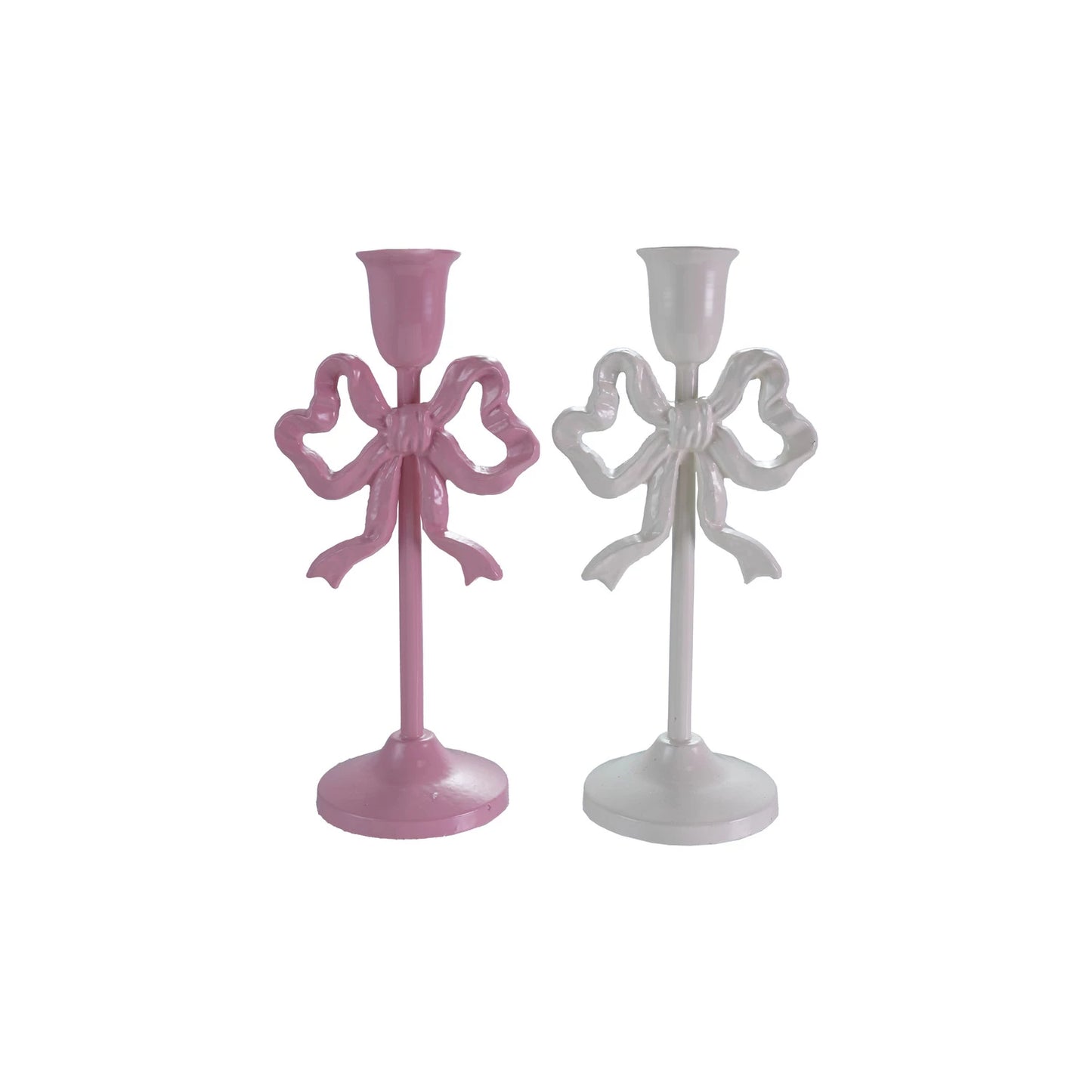 10" Cast Iron Bow Taper Holder