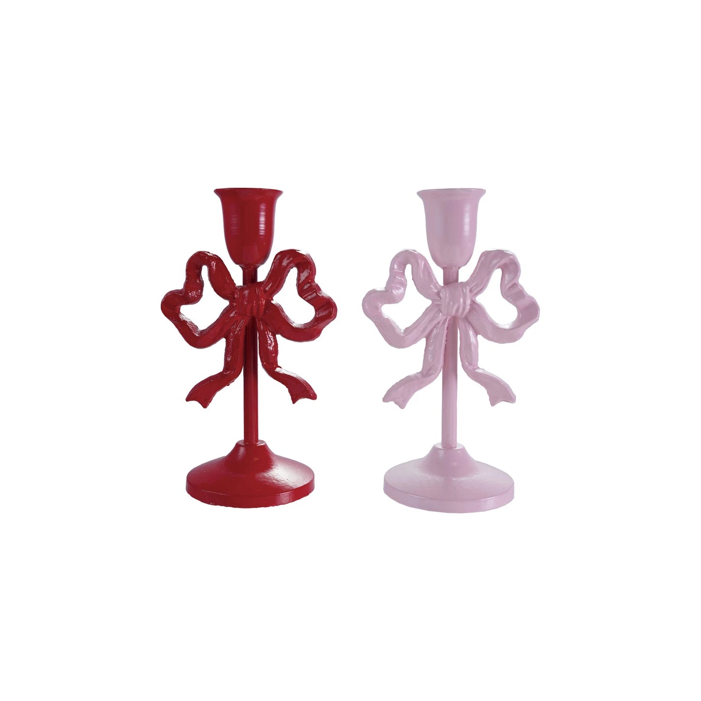 8" Cast Iron Bow Taper Holder