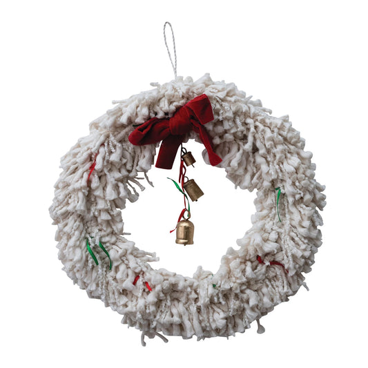 Handmade Cotton Yarn Wreath