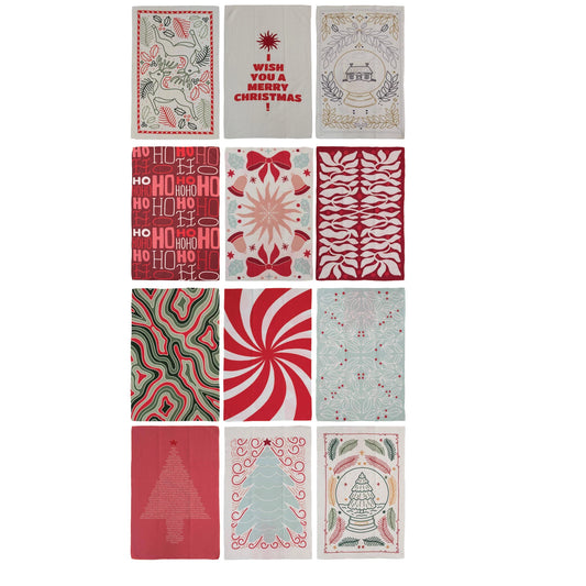Microfiber Christmas Tea Towel
